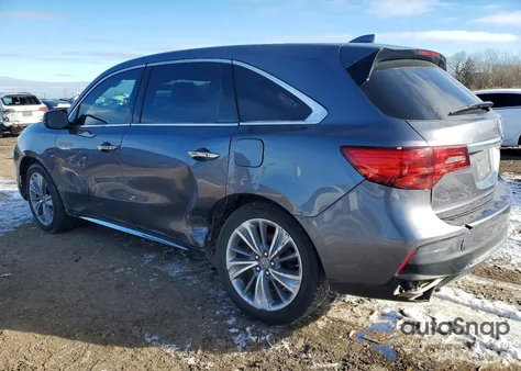 2018 Acura Mdx Technology from USA, damaged, VIN 5J8YD4H56JL003520